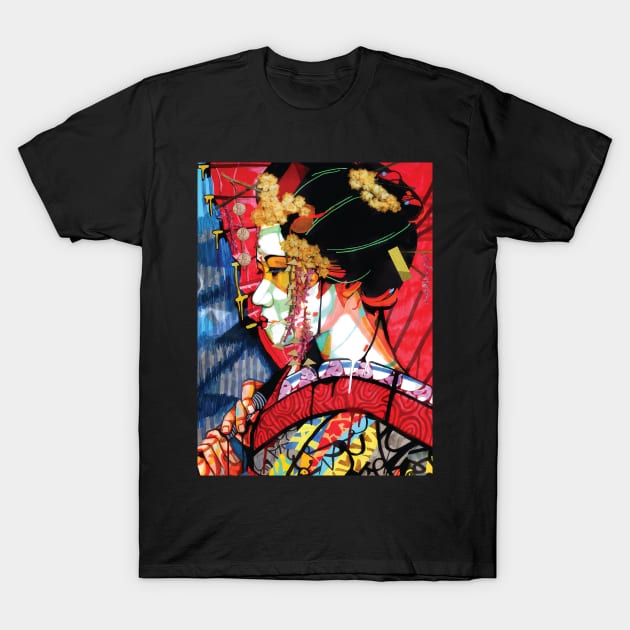 American Geisha T-Shirt by DomoINK